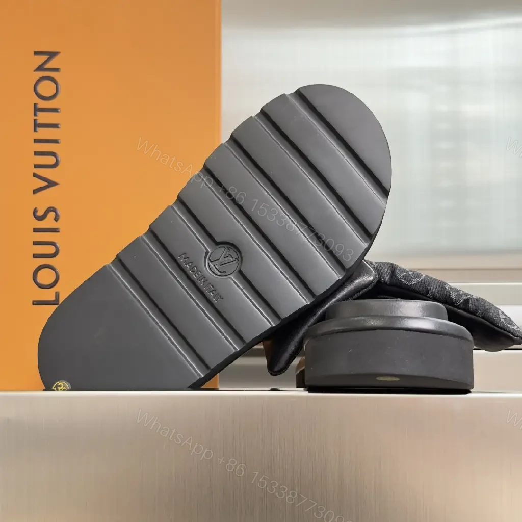 View 9 of Monogram-Print Slide Sandals with Signature Comfort