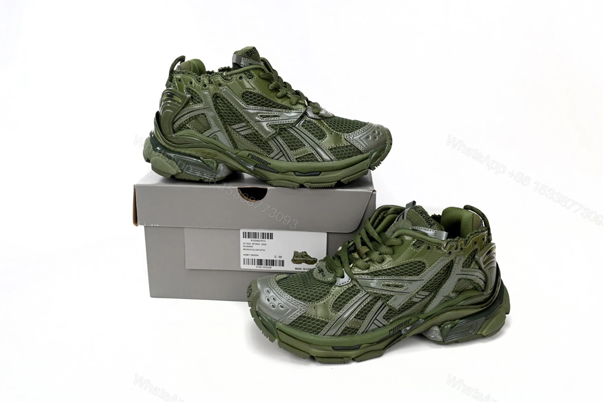 View 2 of Balenciaga Runner Army Green 677402 W1RN3 2025