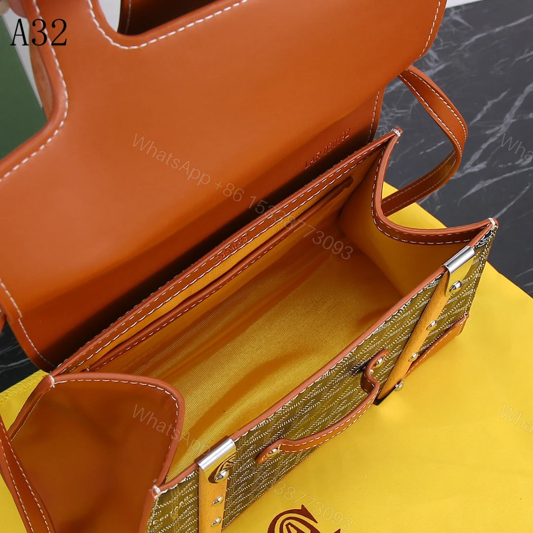 View 4 of GOYARD SAIGON PM BAG BLACK & TAN 20CM