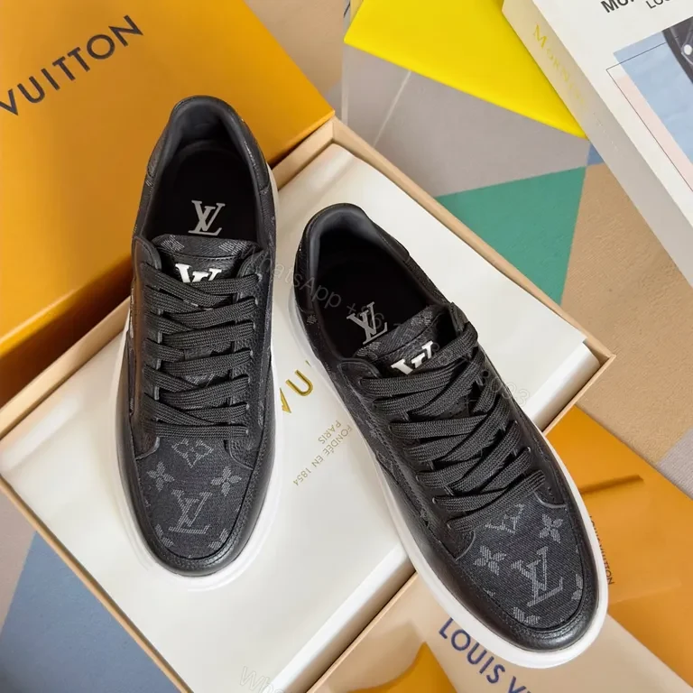 View 8 of Monogram Luxe Modern Essential Sneakers: Subtle LV-Inspired Comfort