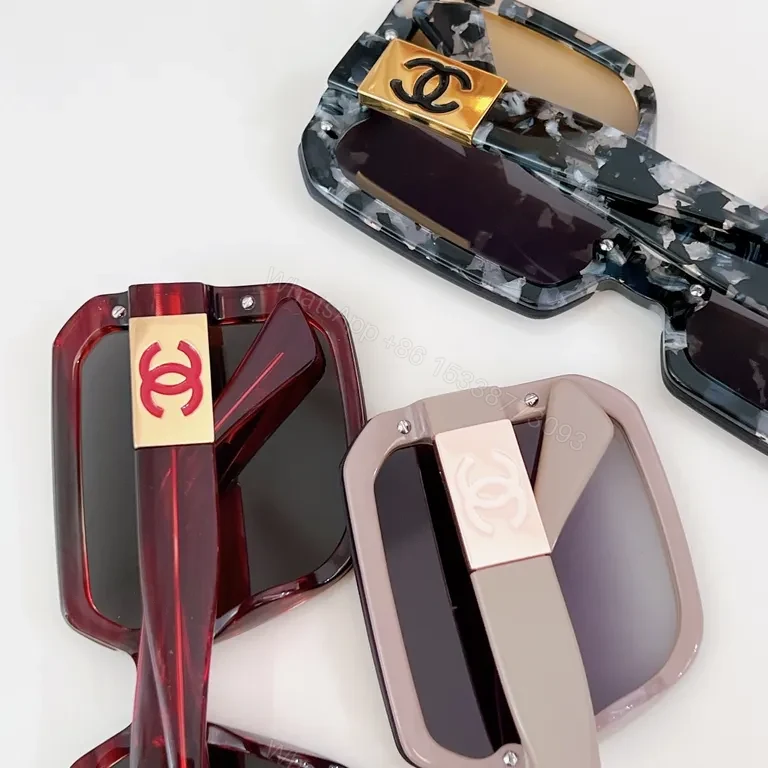 View 7 of Bold Chanel-Inspired Sunglasses: Tortoiseshell, Oversized Square