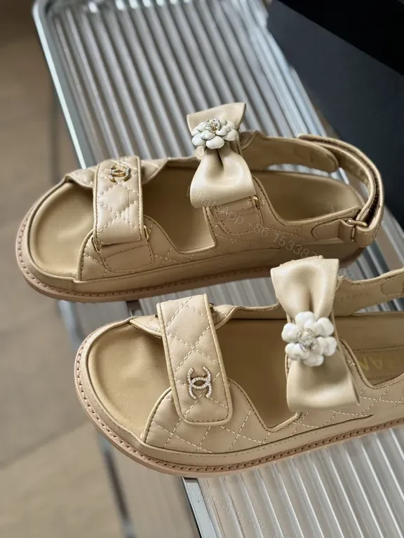 View 8 of Chic Embellished Sandals - Flower Bow Detail for Kids