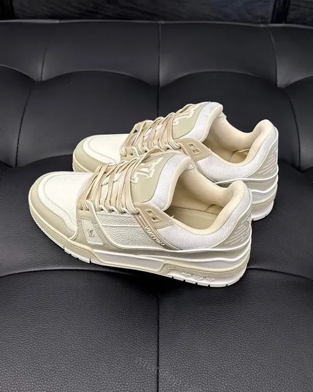 View 8 of Premium Minimalist Luxe Sneakers with LV Detailing