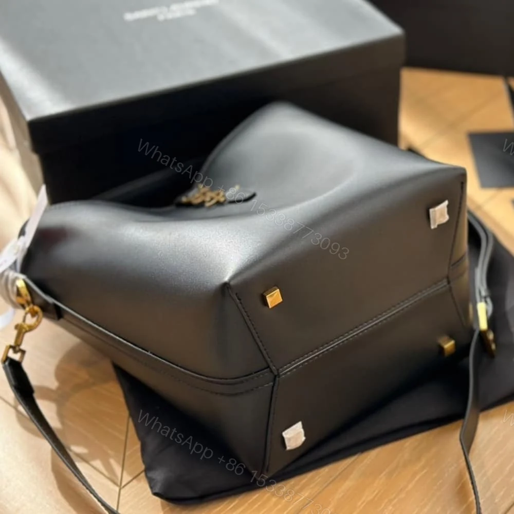 View 5 of Saint Laurent Le 37 In Shiny Black 25Cm 7428282R20W1000