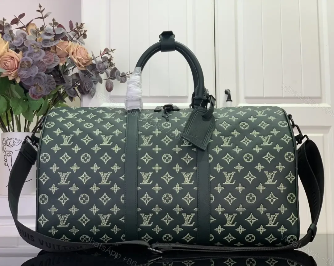 Statement Monogram Duffel: Structured, Durable Travel Bag — view 1