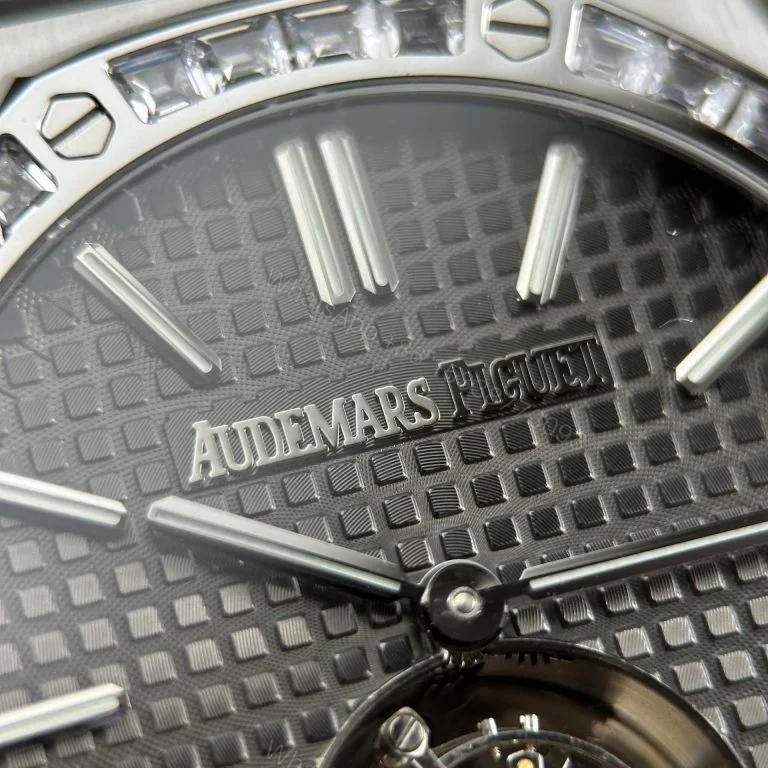 View 6 of Replica AP Royal Oak Flying Tourbillon White Gold Grey Dial 41mm