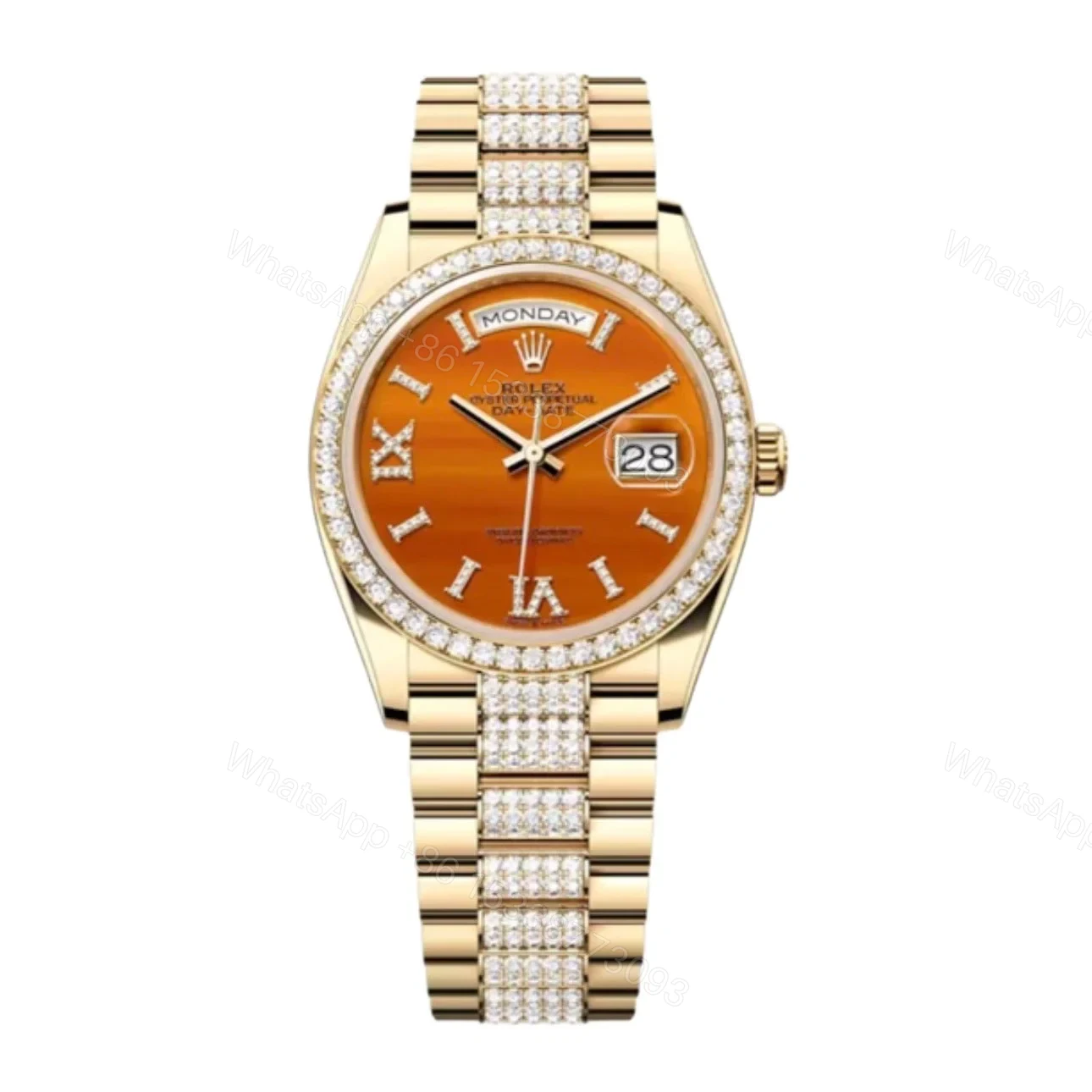 Superclone Rolex Day-Date Carnelian Dial 228348RBR 36 mm — view 1