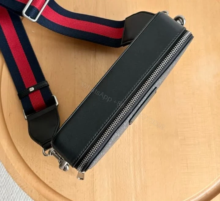 View 6 of Gucci GG Supreme Mini Black Leather Crossbody Bag TB308