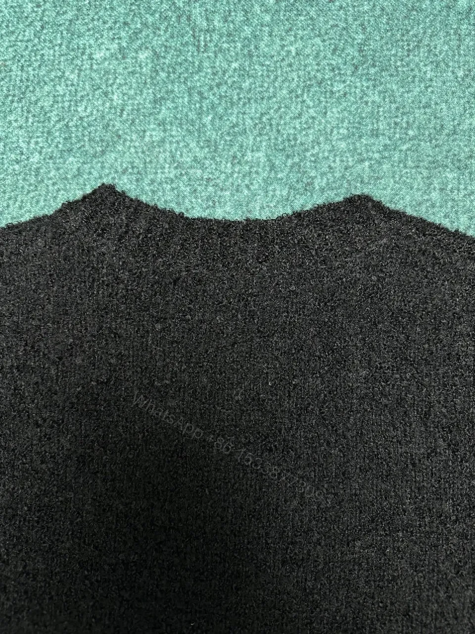 View 9 of Cozy Textured Cardigan: Black Knit with Logo Accent + Everyday Luxury Cardigan