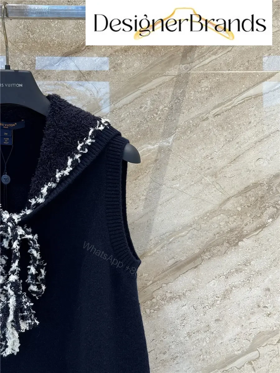 View 5 of Louis Vuitton Sailor-Collar Knitted Dress