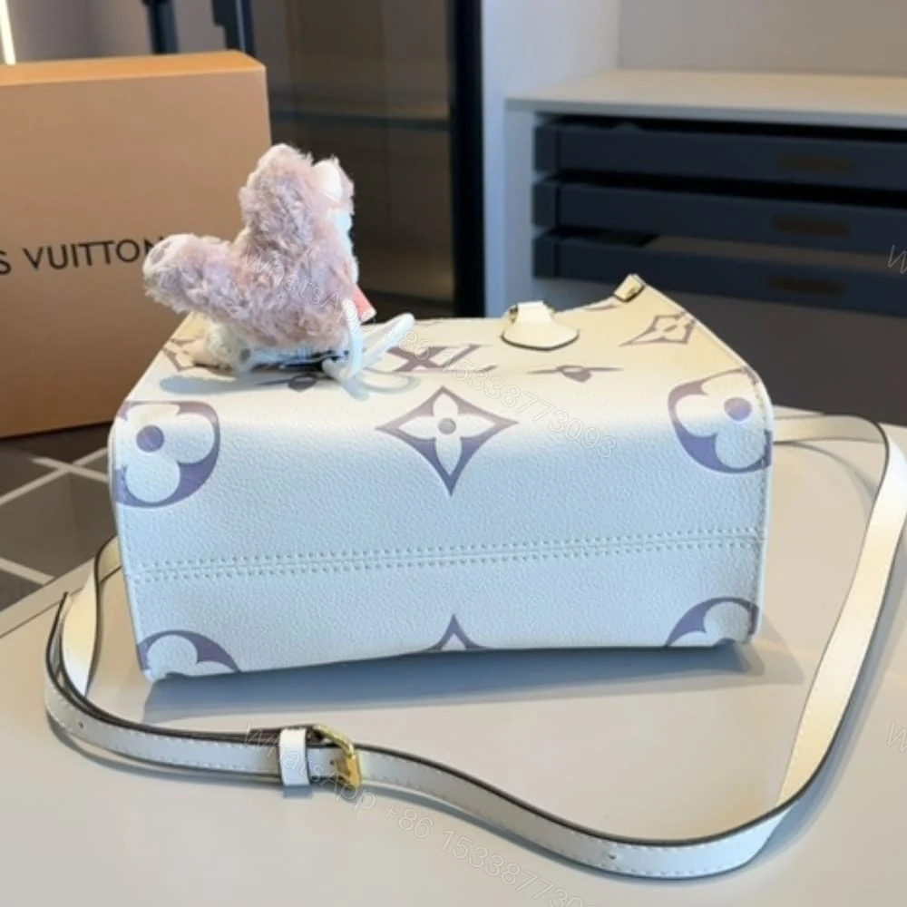 View 4 of Louis Vuitton Onthego PM Dove White 25Cm