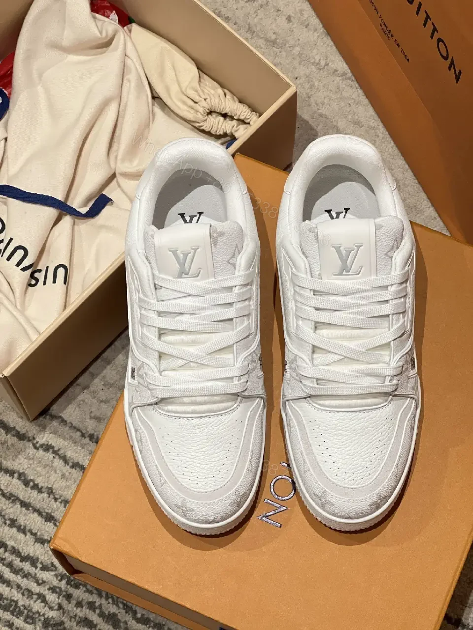 View 7 of White Leather Sneaker: Minimal Luxury, All-Day Comfort