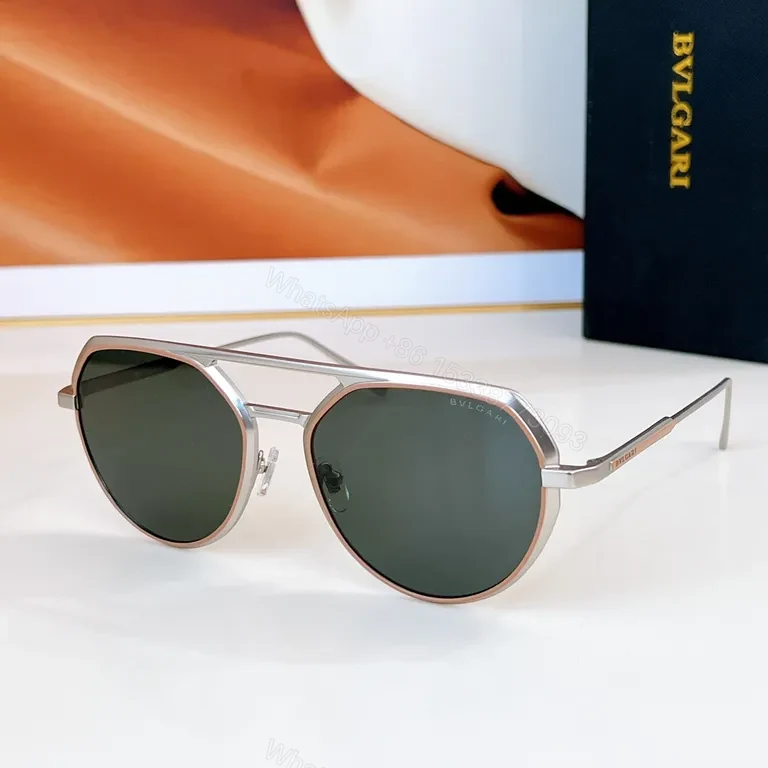 View 4 of Chic BVLGARI-Style Sunglasses: Modern Frame, All-Day Comfort