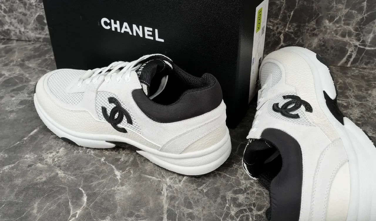 View 5 of Sleek Mesh Sneaker, Leather Accents, Luxe Signature Comfort