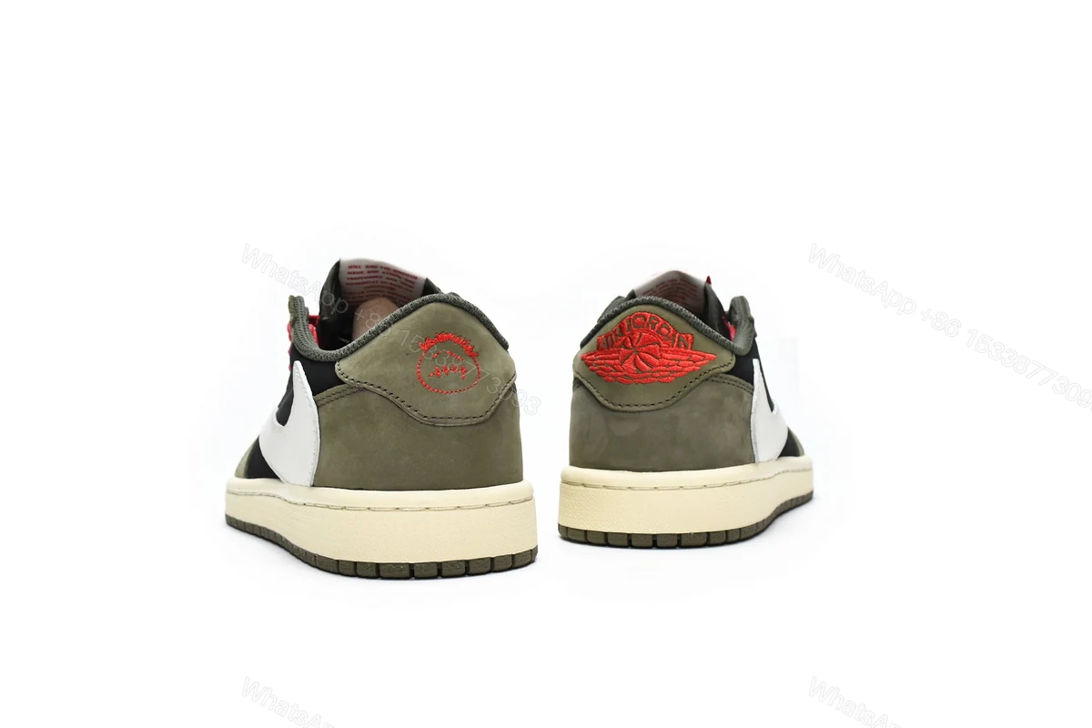 View 4 of Travis Scott x Air Jordan 1 Low Dark Green DM7866-196