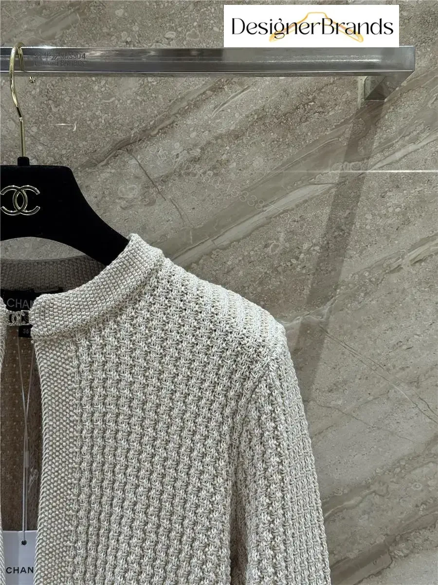 View 5 of Textured Knit Cardigan: Everyday Luxe with Practical Details
