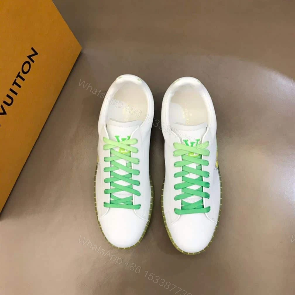 View 10 of Louis Vuitton Luxembourg Samothrace Trainers In Jaune – LSVT274