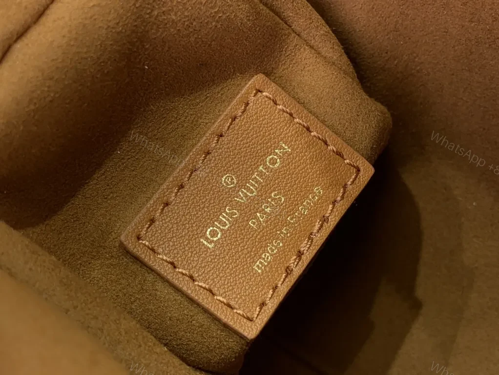 View 3 of Cognac Leather Satchel: Gold-Stud Accent, Structured Style