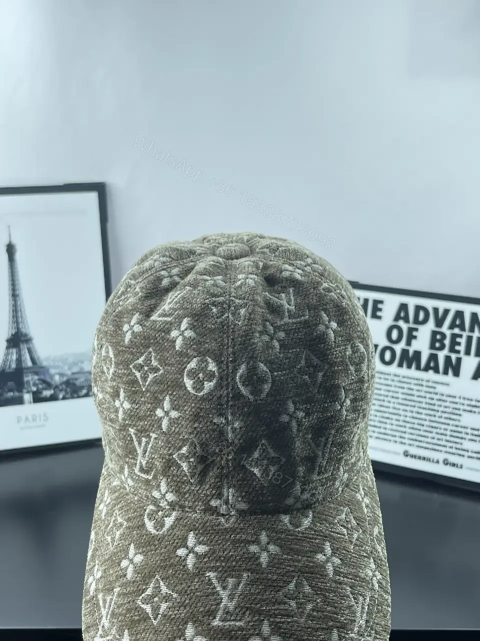 View 8 of Patterned Monogram Cap: Luxe Everyday Style Cap