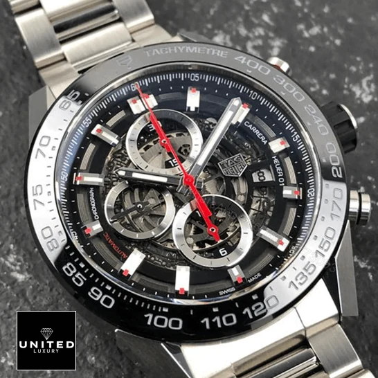 View 6 of TAG Heuer Carrera 01 Steel Black Replica