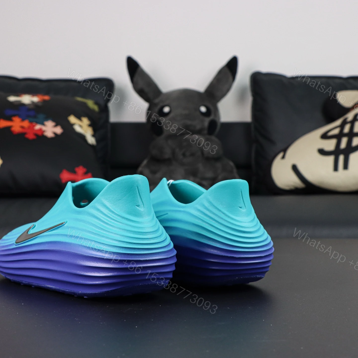 View 6 of Nike ReactX Rejuven8 Perforated Blue