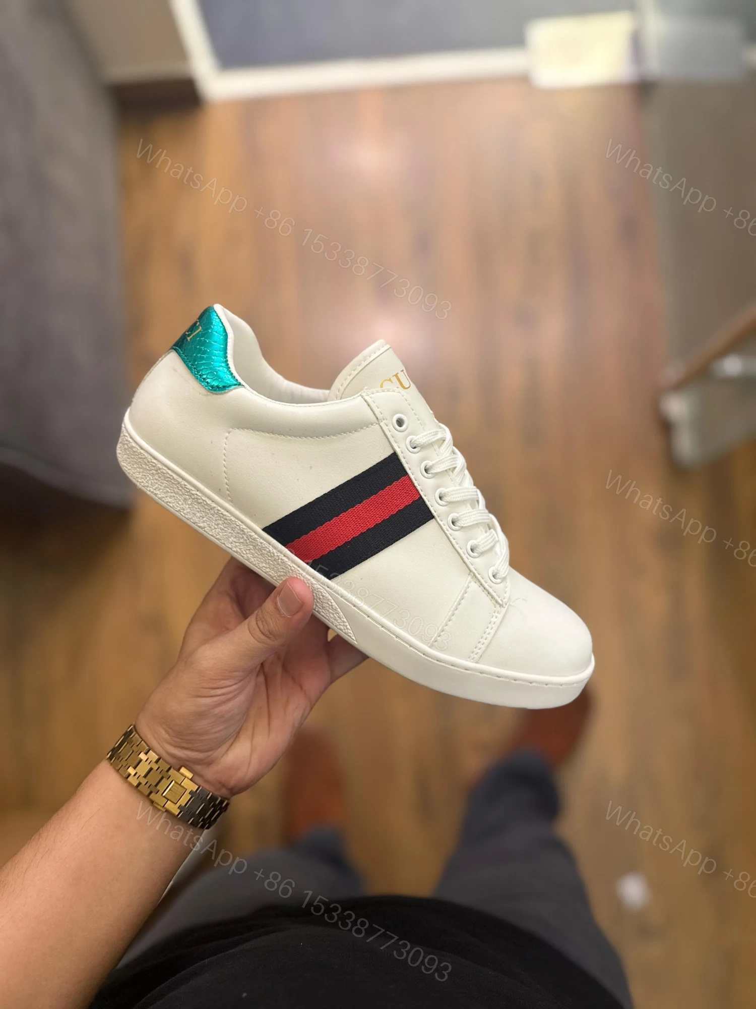 View 4 of FIRST COPY GUCCI ACE TOP SNEAKER FOR MEN