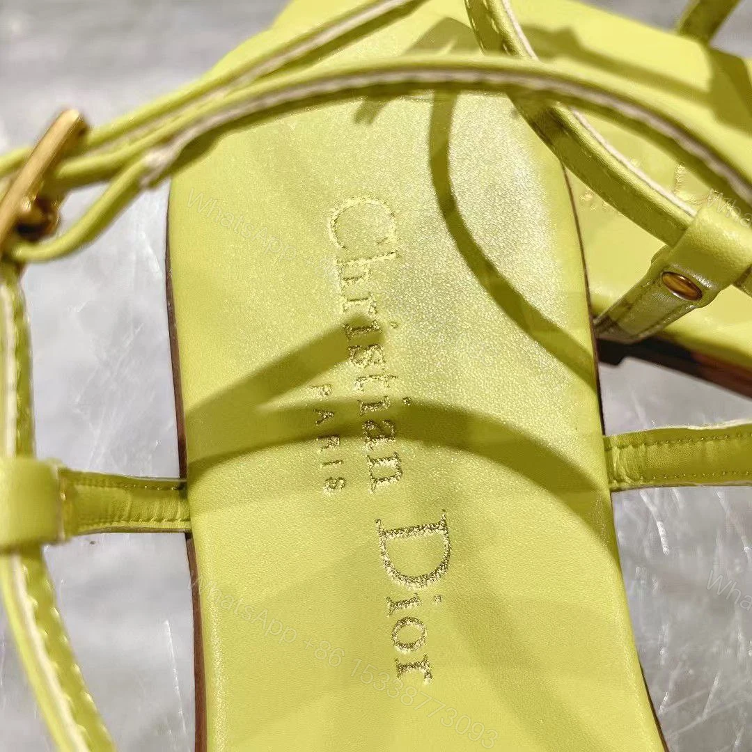 View 2 of Dior Dioriviera C’est Dior Thong Sandal Yellow