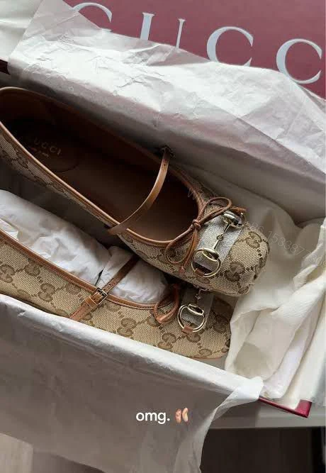 View 3 of FIRST COPY GUCCI VIRAL BALLET FLATS FOR WOMAN