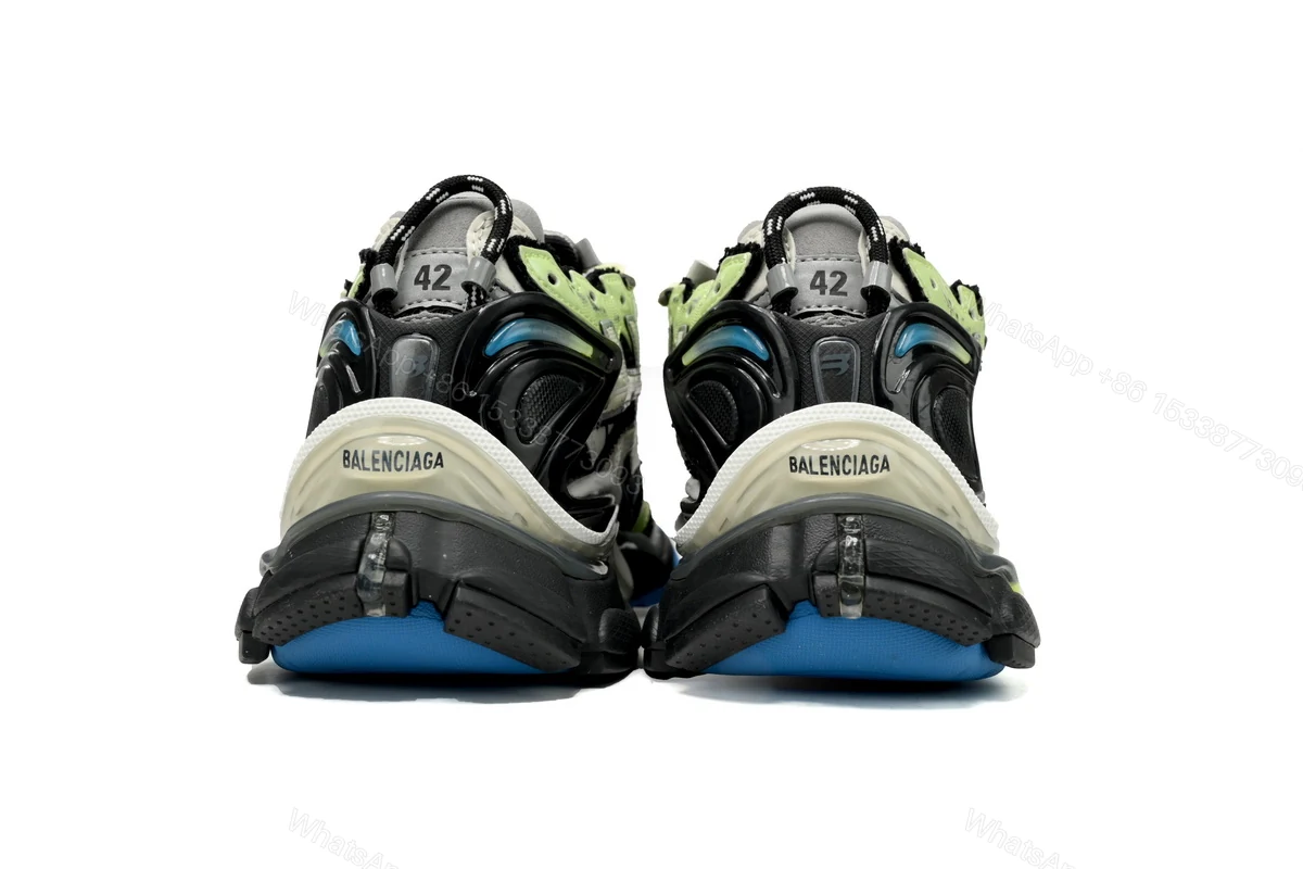 View 8 of Balenciaga Runner Black Green