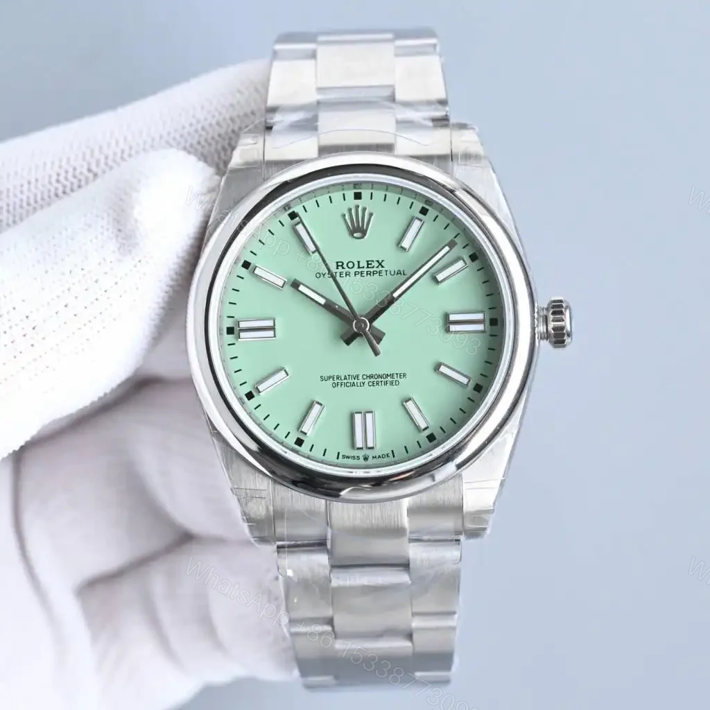Rolex Oyster Perpetual 41 Stainless Steel Pistachio 134300-0006 — view 1