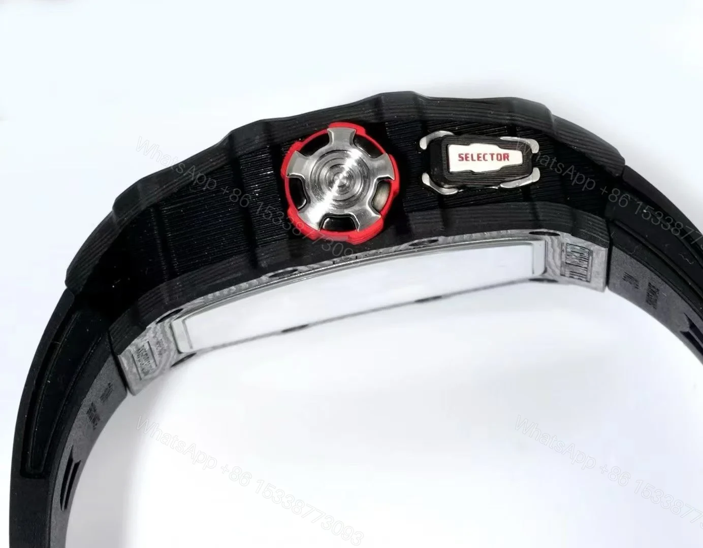 View 7 of Richard Mille RM35-03 Automatic Skeleton Watch Quartz Carbon NTPT Carbon TPT Fiber Case 13.5MM Integrated Movement Premium Edition RM35-03-QCF-AUT-35