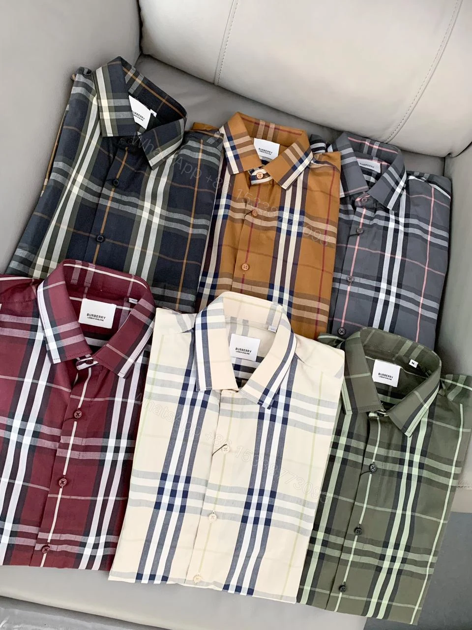 View 9 of Burberry Original Oxford Premium Shirt First Copy | AAA+ Replica