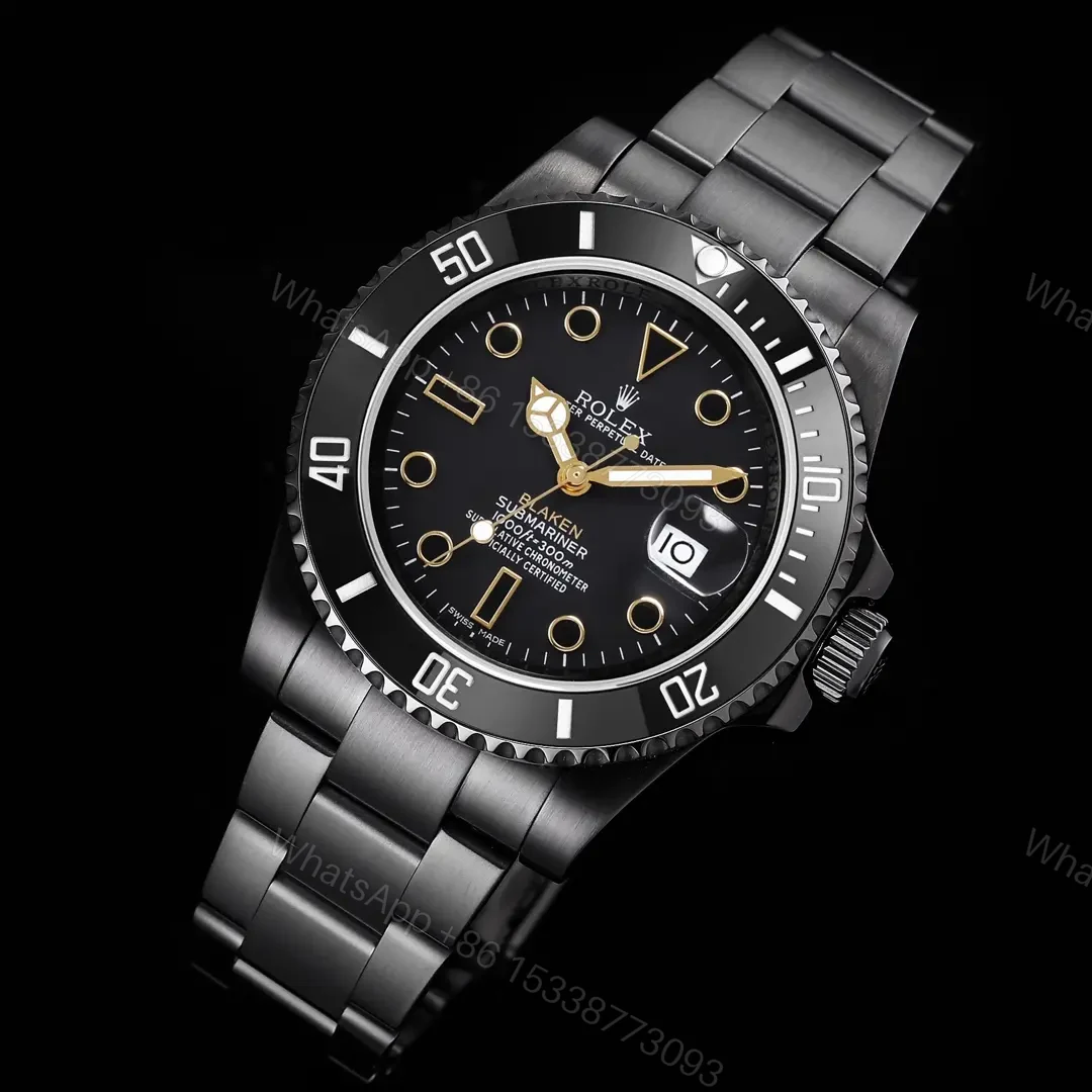 View 5 of BT Factory Clean Factory IPK Blaken Black Submariner Watch