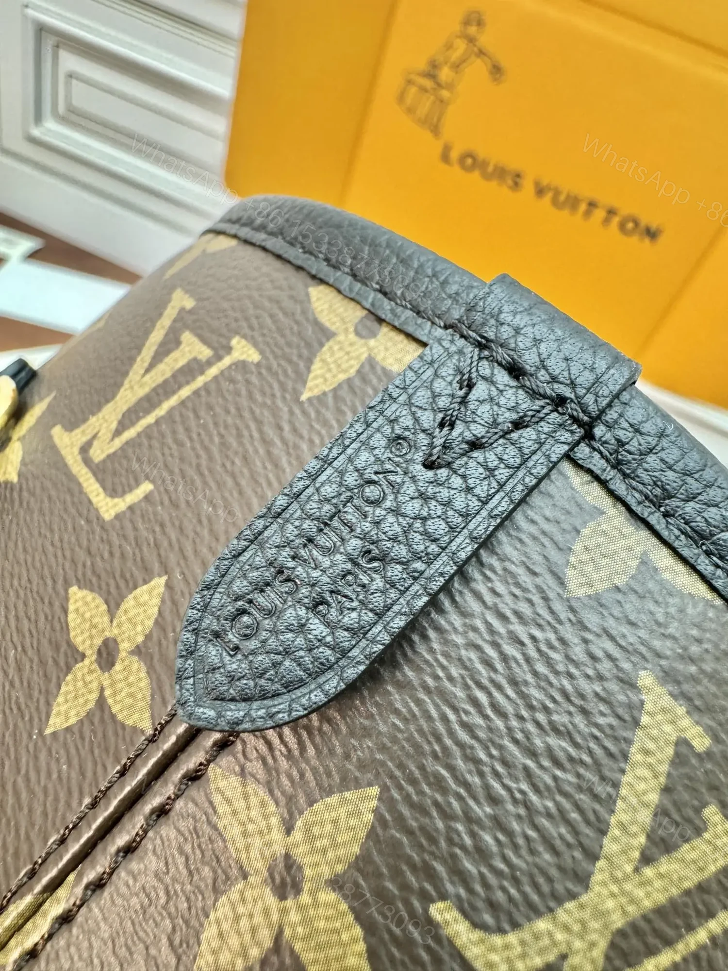 View 6 of LV NEVERFULL INSIDE OUT MM IN BROWN MONOGRAM COATED CANVAS