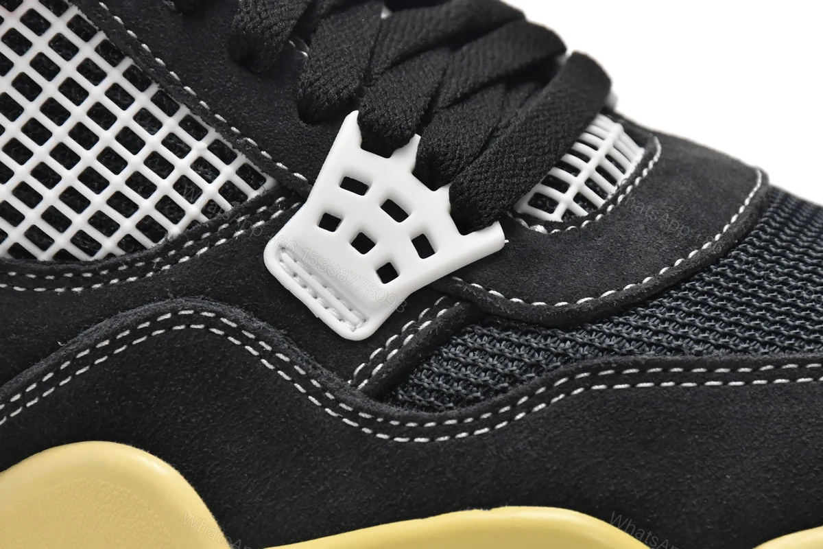 View 13 of Union LA x Air Jordan 4 Retro SP Off Noir Black DC9533-001 (Top Quality)