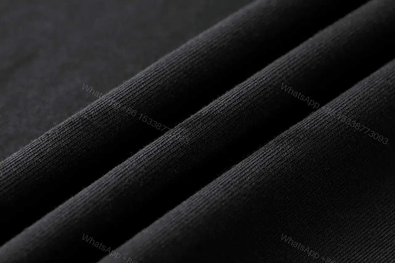View 10 of Black Polyester T-shirt Metallic LV Monogram Pattern Short-Sleeve Crewneck Tee