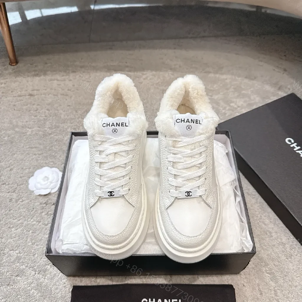 View 8 of Faux Fur Lined High-Tops: Luxe Street Couture Sneakers