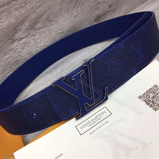 View 6 of LOUIS VUITTON MEN’S INITIALES 40MM REVERSIBLE BELT BLUE – B126