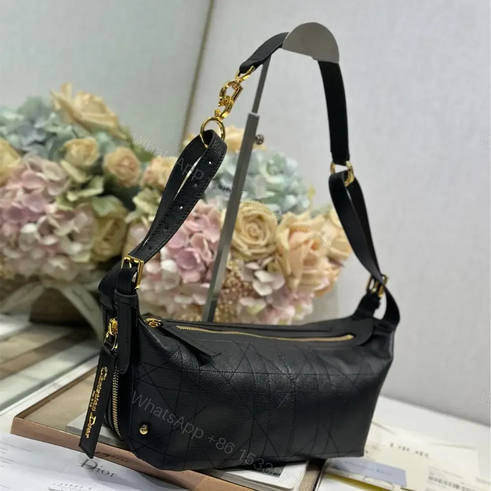 View 2 of 高仿Dior*D-Journey系列M2416M900小牛皮單肩包小號黑色免檢版
