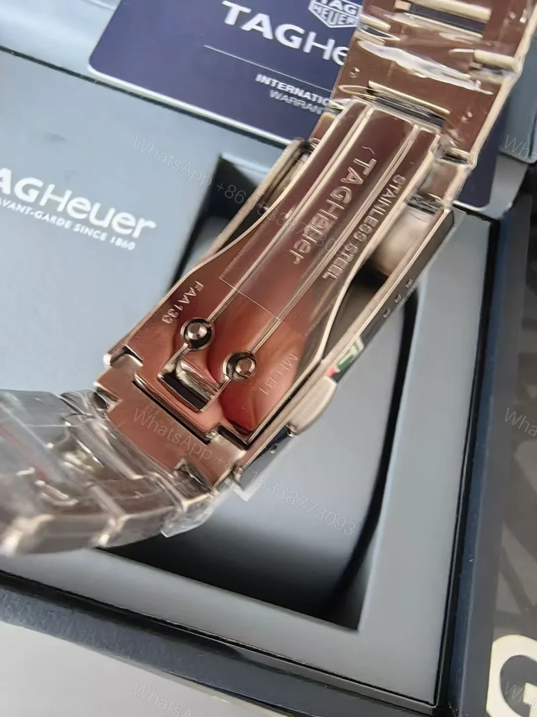 View 8 of TAG Heuer Aquaracer Quartz Watch 40MM Silver Sunray Dial Stainless Steel Bracelet Premium Edition TAG-AQUA-SUN-40