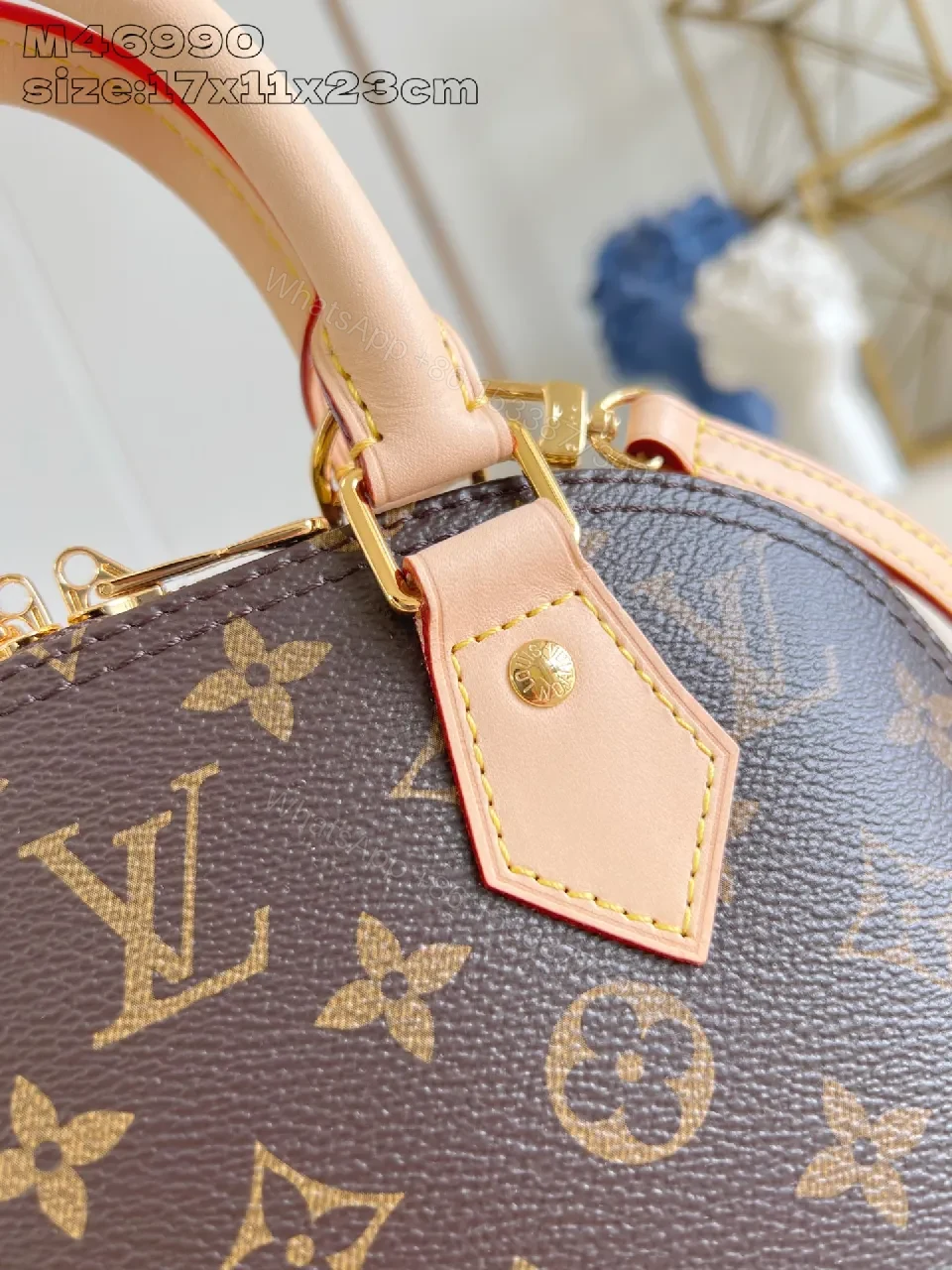 View 6 of Structured Monogram Dome Bag: Luxe Everyday Carry