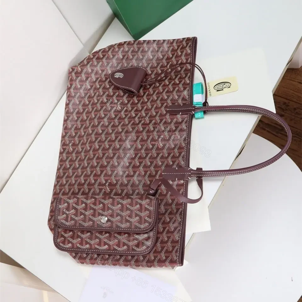View 5 of 高仿Goyard*STLOUIP4滿印Tote手提袋朱紅免檢版小號