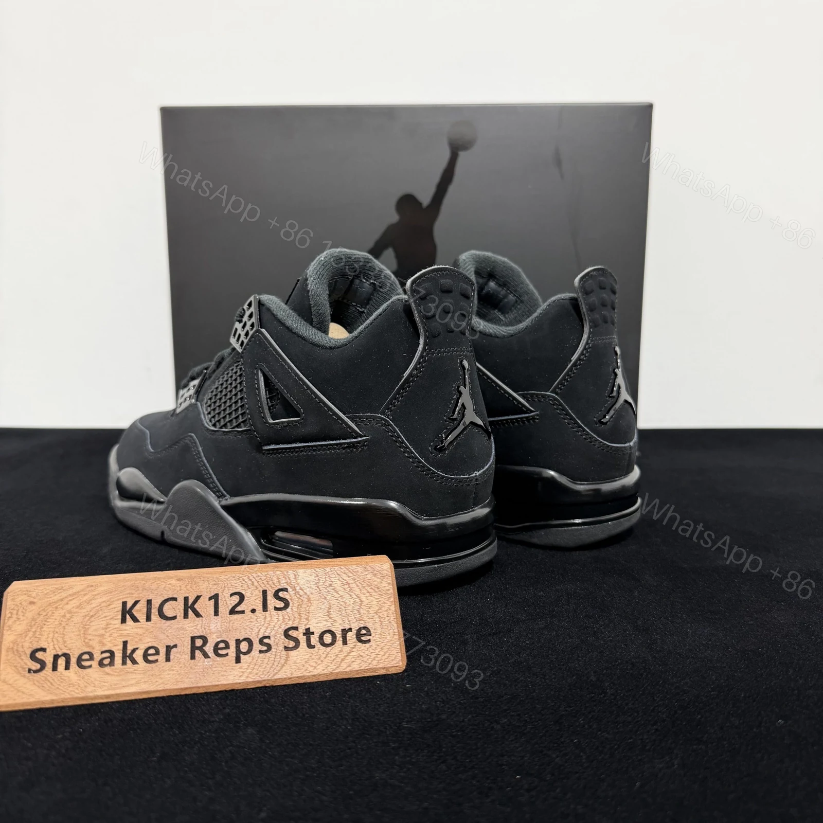 View 5 of Air Jordan 4 Retro Black Cats Reps