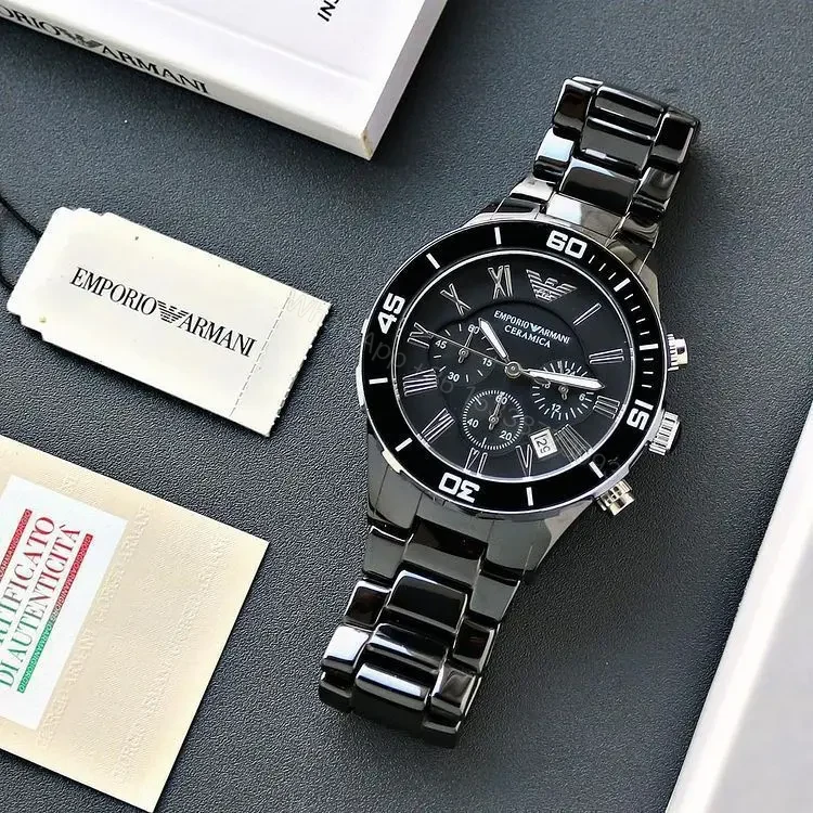 # Emporio Armani # For Men # 7AA Premium Collection # Ceramica Series # Dial Size – 43mm # All New — view 1