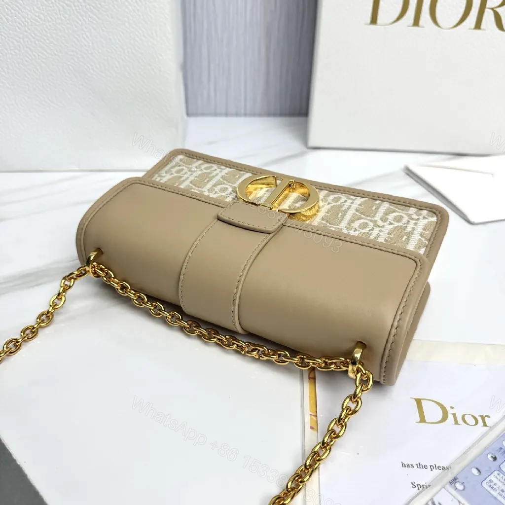 View 9 of Taupe Leather + Metal Texture Crossbody - Chic Sleek Compact Bag