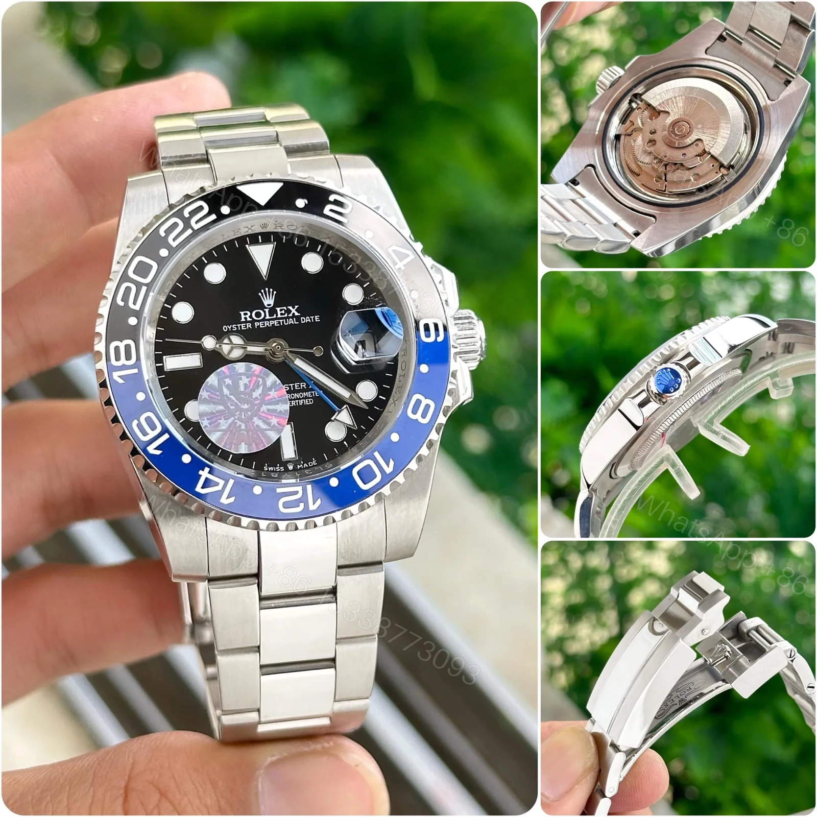 Rolex GMT Master 2 Ceramic black & Blue — view 1
