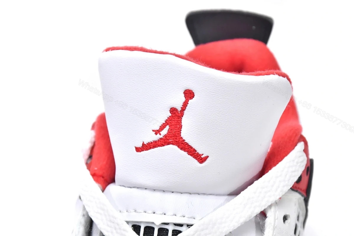 View 5 of Jordan 4 Kids Shoes Retro Fire Red (2020) BQ7669-160
