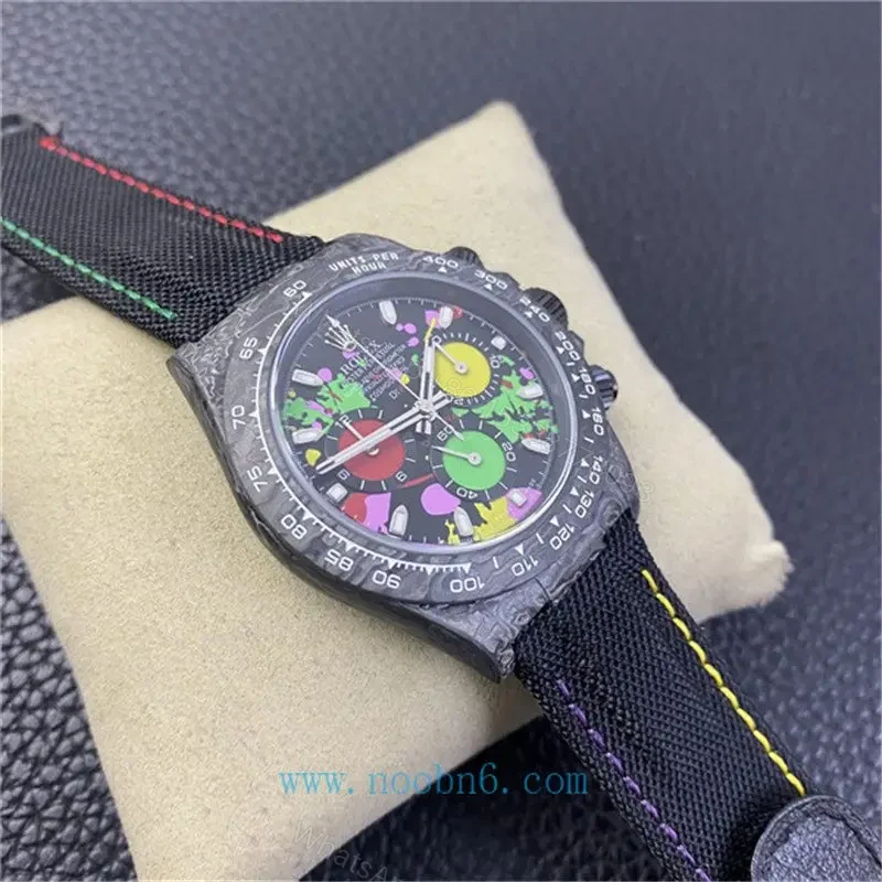 View 3 of Daytona Carbon Fiber Graffiti Watch