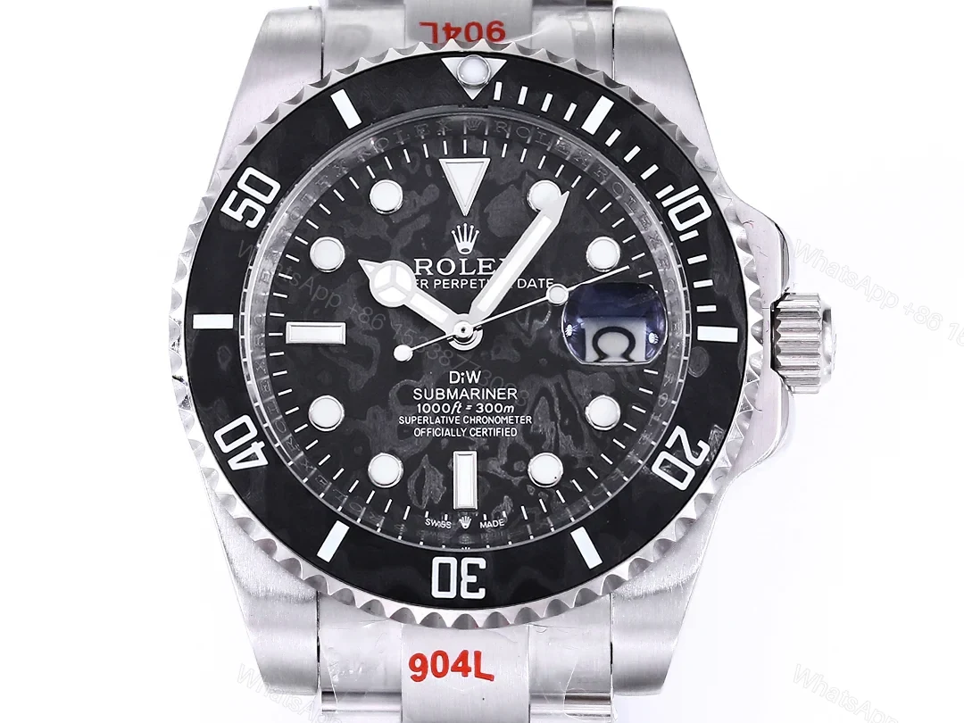View 2 of Rolex Submariner Date Stainless Steel Black Cerachom ROLEX-SUB-DIW-CF40