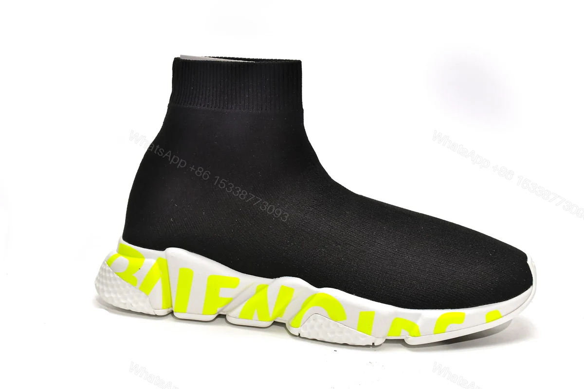 View 2 of Balenciaga Speed Black(green letter)